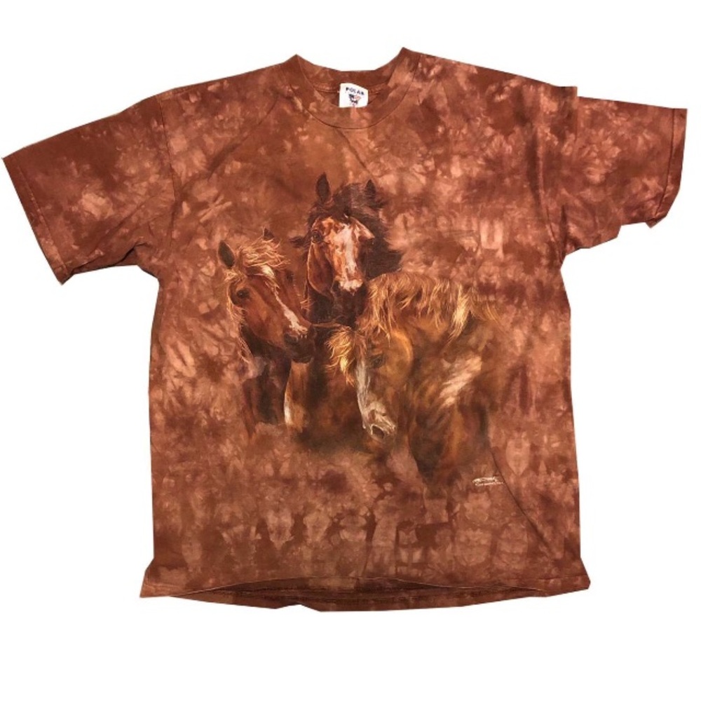 VINTAGE 90’s ALL OVER PRINT HORSE SHIRT